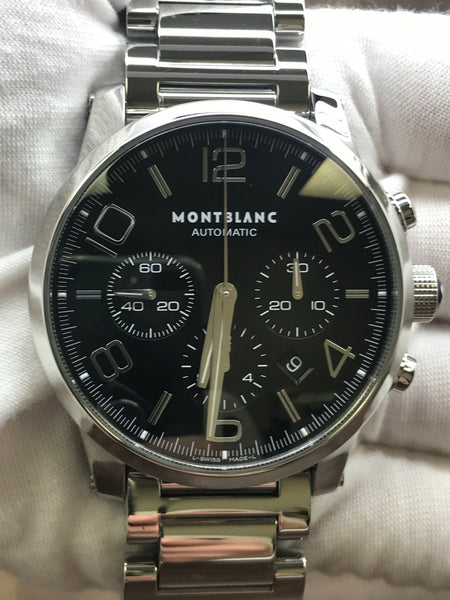 Montblanc TimeWalker Chronograph 7260 Black Dial Automatic Men's Watch