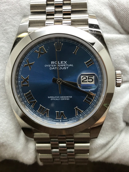 Rolex Datejust 41 126300 Blue Dial Automatic Men's Watch