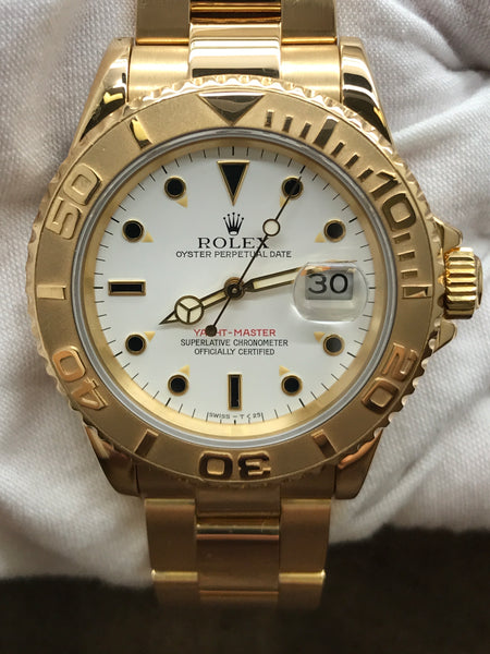 Rolex Yacht-Master 16628 White Dial Automatic  Men's Watch