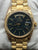 Rolex President Day Date 36mm Custom Engraved 6611 Black Dial Automatic Watch