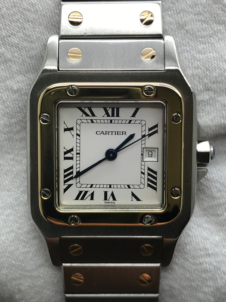 Cartier Santos Galbee 2961 White Dial Automatic Watch