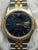 Rolex Datejust Turn-o-graph Thunderbird 16263 Blue Dial Automatic Watch