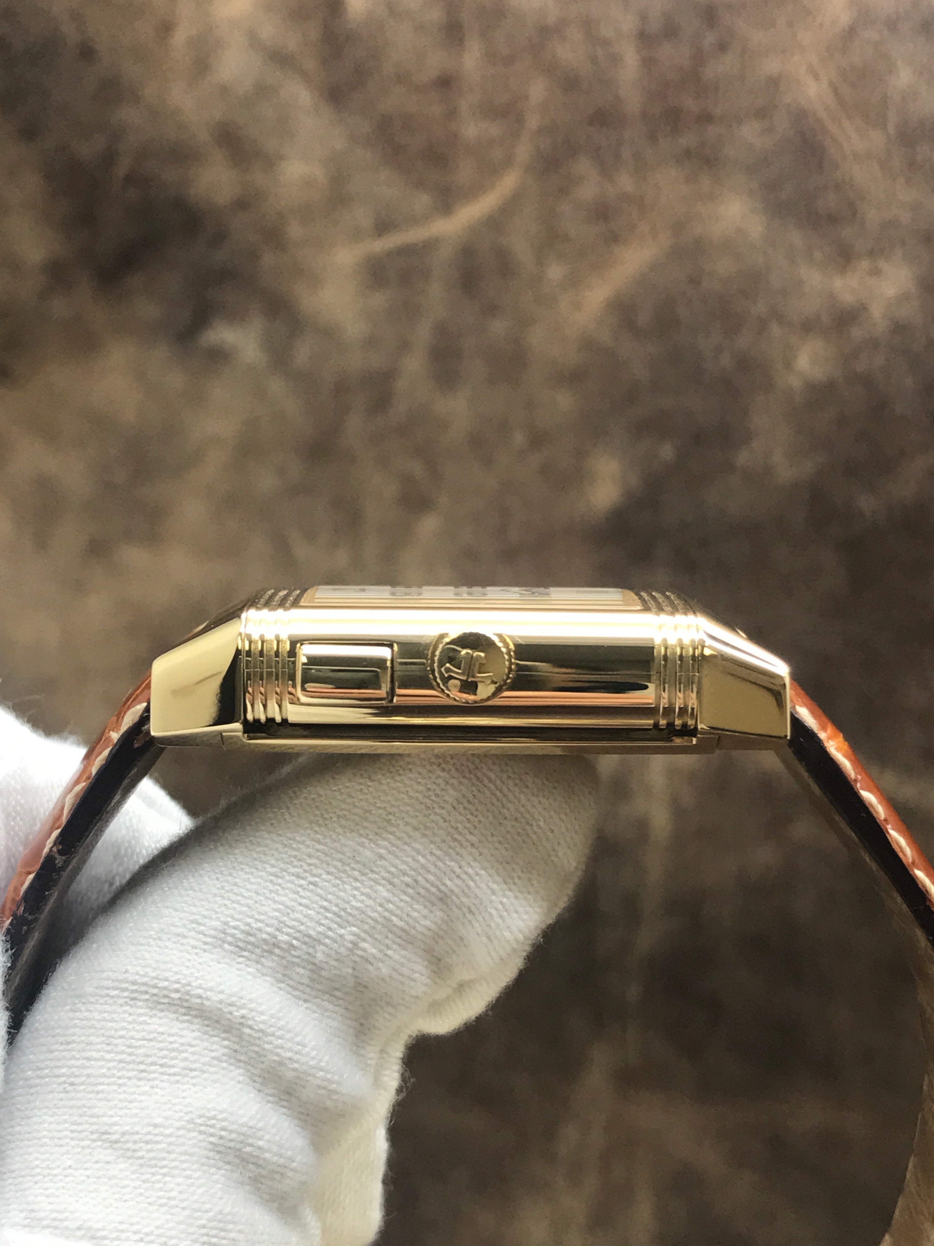 Jaeger-Lecoultre Reverso 18K Memory 255.1.82 Silver Dial Manual windin ...