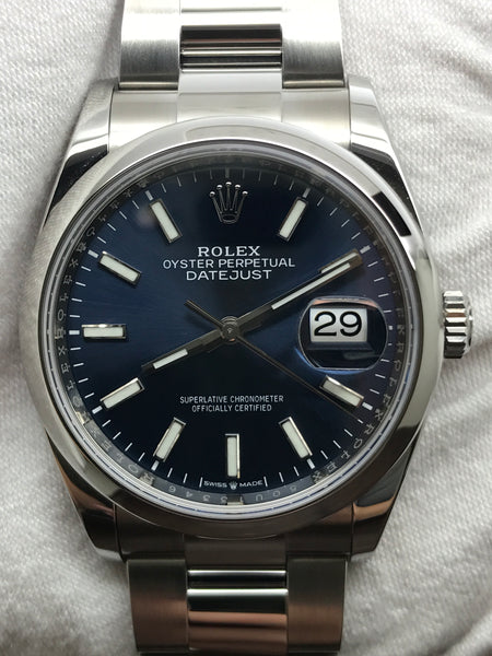 Rolex Datejust 36 126200 Blue Dial Automatic Watch