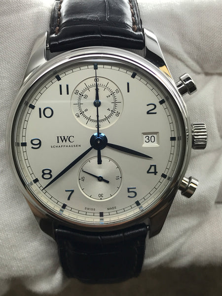 IWC Portugieser Chronograph IW390302 White Dial Automatic Men's Watch