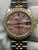 Rolex Datejust Midsize 31mm 6827 Pink Custom Diamond Dial Automatic Watch