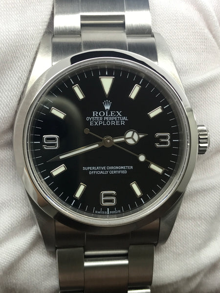 Rolex Explorer 36mm 114270 Black Dial Automatic Watch