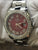 Rolex Datejust II 116300 Red Custom Diamond Dial Automatic Men's Watch