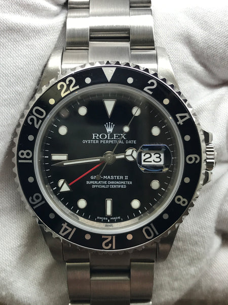 Rolex GMT Master II SEL 16710 Black Dial Automatic Men's Watch
