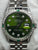 Rolex Datejust 36mm 16014 Custom Green Diamond Dial Automatic Watch