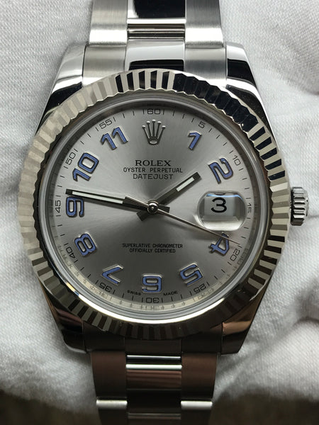Rolex Datejust II 116334 Rhodium Dial Automatic Men's Watch