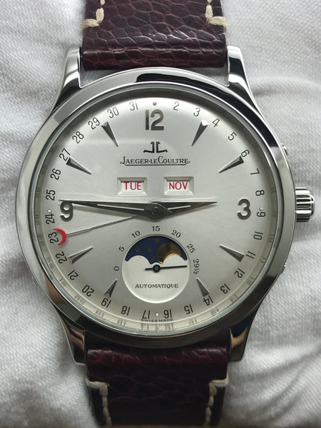 Jaeger-Lecoultre Master Calendar Moonphase 140.8.98.S Silver Dial Automatic Men's Watch