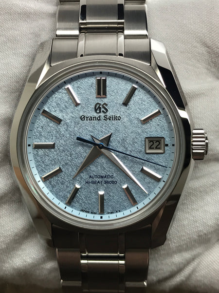 Grand Seiko Heritage USA Soko Frost SBGH295 Ice Blue Dial Automatic Men's Watch