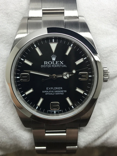 Rolex Explorer I 214270 Black Dial Automatic Men's Watch