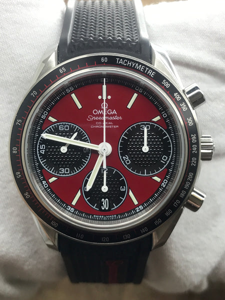 Omega Speedmaster Racing 326.32.40.50.11.001 Red & Black Dial Automatic Men's Watch