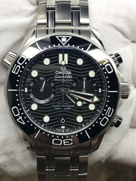 Omega Seamaster Diver 300M 210.30.44.51.01.001 Black Dial Automatic Men's Watch