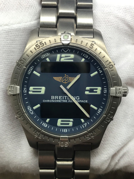 Breitling Aerospace E75362 Blue Dial Quartz Men's Watch