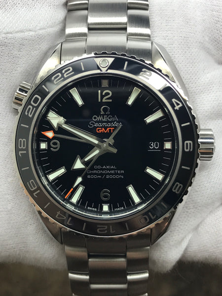 Omega Seamaster Planet Ocean GMT 232.30.44.22.01.001 Black Dial Automatic Men's Watch