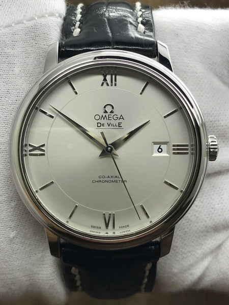 Omega De Ville Prestige 424.13.40.20.02.001 Silver Dial Automatic Men's Watch