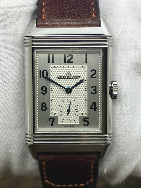 Jaeger-Lecoultre Reverso Classic Q3848422 Silver & Black Dial Manual winding Watch