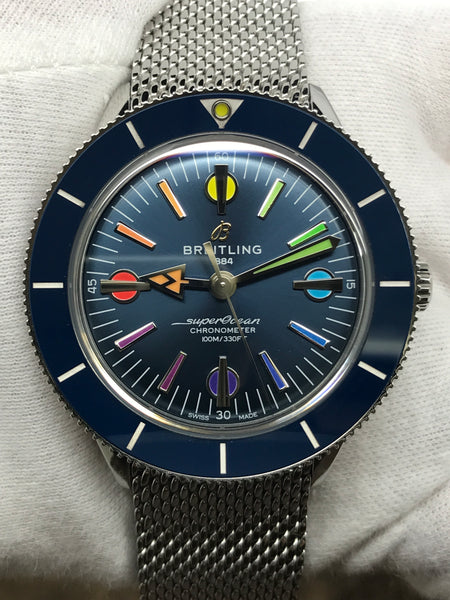 Breitling Superocean Heritage 57 Rainbow A10370 Blue Dial