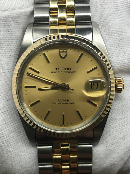 Tudor Princess Oysterdate 75203 Champagne Dial Automatic Watch