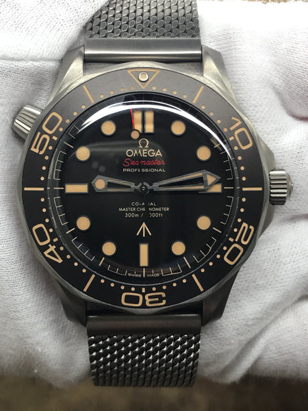 Omega Seamaster Diver 300M No Time to Die 007 James Bond 210.90.42.20.01.001 Brown Dial Automatic Men's Watch