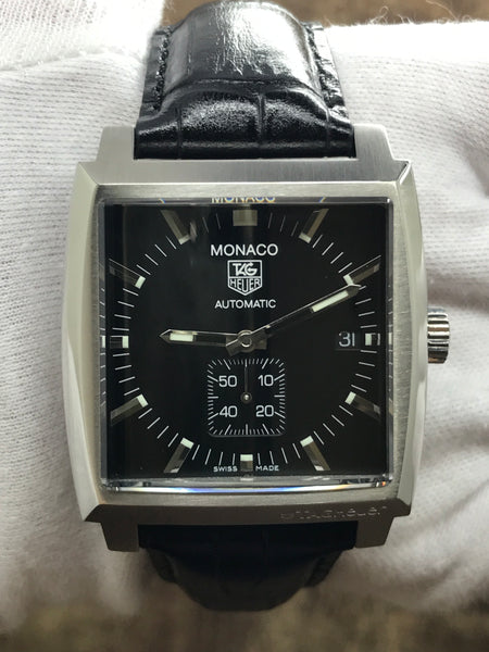 TAG Heuer Monaco WW2110 Black Dial Automatic Men's Watch