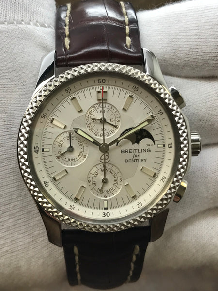 Breitling Bentley Mark VI Complications P19362 White Dial Automatic  Men's Watch