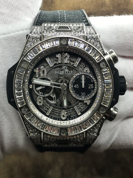 Hublot Big Bang Unico Diamond 421.NX.1170.RX.0904 Skeleton Diamond Dial Automatic Men's Watch