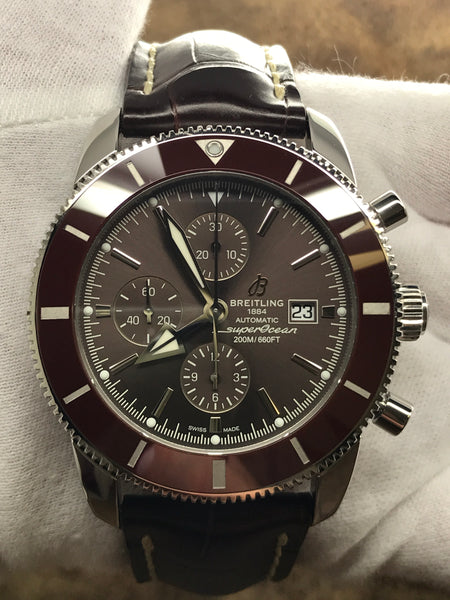 Breitling Superocean Heritage II  Chronograph A13312 Brown Dial Automatic Men's Watch