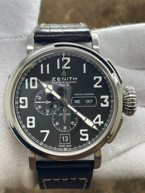 Zenith Pilot Type 20 Annual Calendar 03.2430.4054/21.C721 Black Dial Automatic Men's Watch