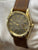 Rolex Date 34mm 14K Yellow Gold 1501 Brown Mosaic Dial Automatic Watch
