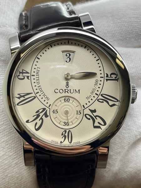 Corum Classic Jump Hour 154.201.20 White Dial Automatic Men's Watch
