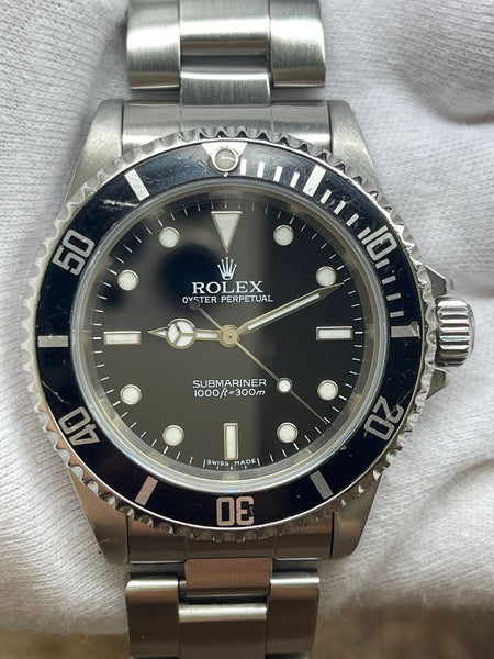 Rolex No Date Submariner 14060M Black Dial Automatic Men's Watch
