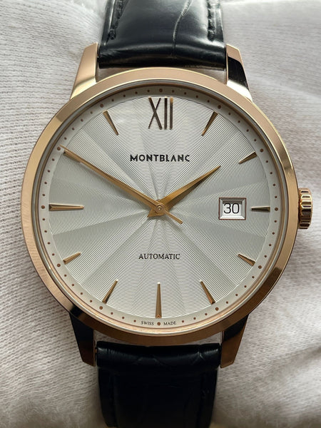 Montblanc Meisterstuck Heritage  111874 Silver Dial Automatic Men's Watch