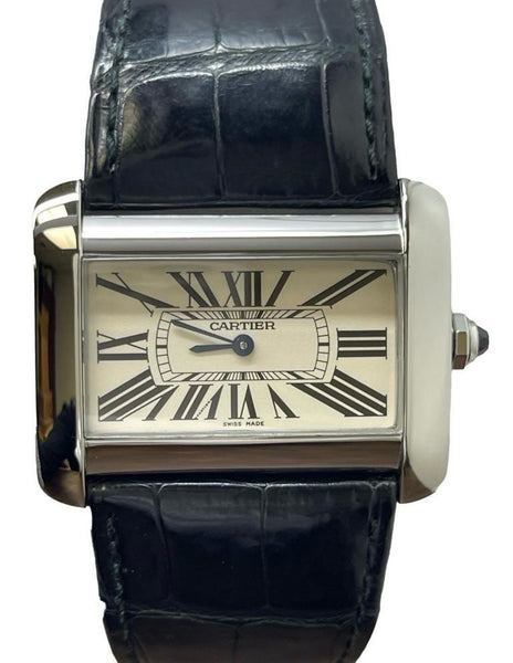 Cartier Tank Divan 2600 Silver Dial Quartz Women's Watch