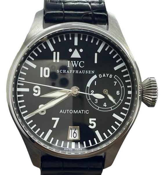 IWC Big Pilot Fish Crown IW5002 Black Dial Automatic Men's Watch