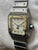 Cartier Santos Galbee 29mm 119901 White Roman Dial Quartz Watch