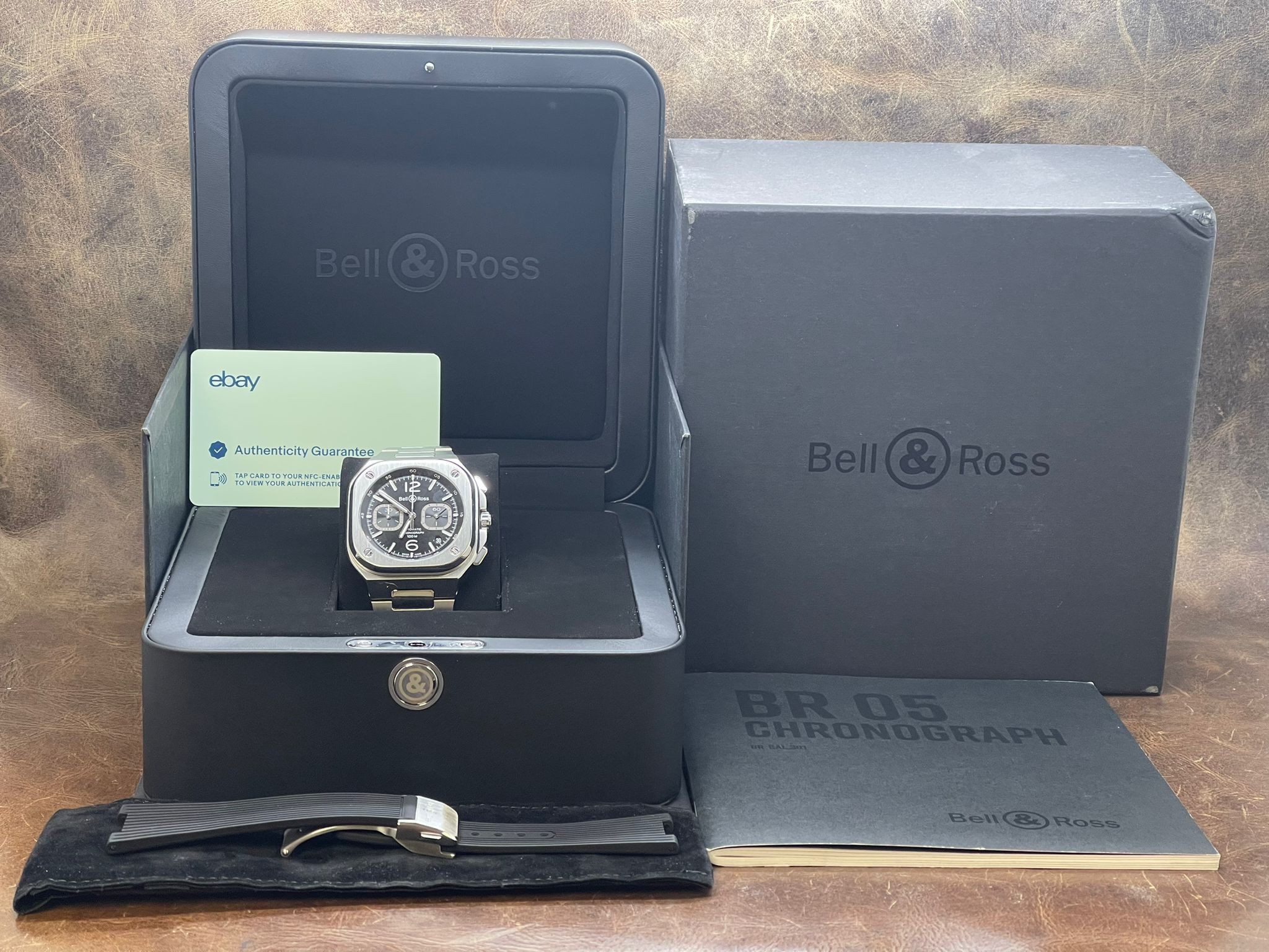 Bell & Ross Chronograph BR05 Black Dial Automatic Men's Watch ...