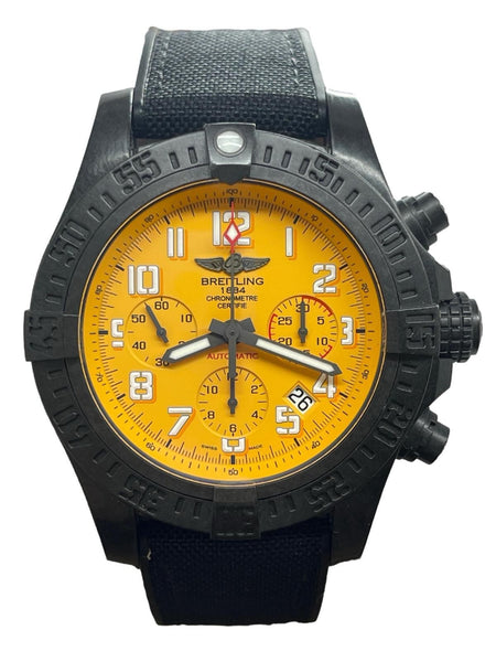 Breitling Avenger Hurricane 45mm XB0180 Yellow Dial Automatic Men's Watch