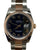 Rolex Datejust 36mm Steel & Rose Gold 116201 Black Roman Dial Automatic Watch