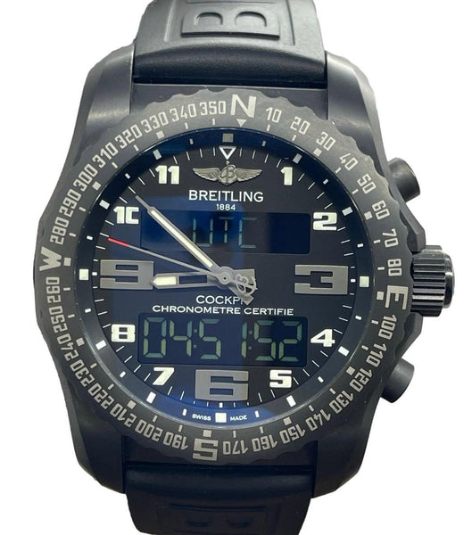 Breitling Cockpit B50 VB5010 Black Dial Quartz Men's Watch